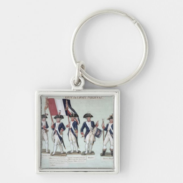 The Parisian Army during the French Keychain (Front)