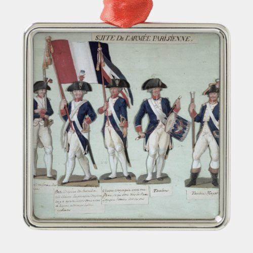 The Parisian Army during the French Metal Ornament