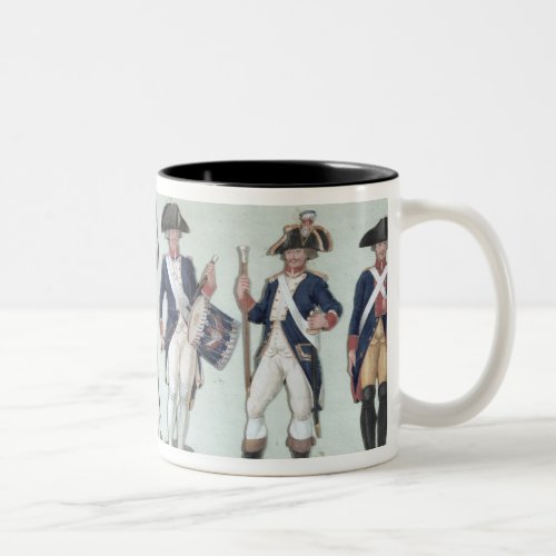 The Parisian Army during the French Two_Tone Coffee Mug