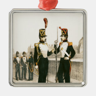 The Parisian Municipale Guard Metal Ornament