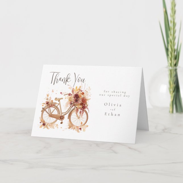 The Parisienne Letterpress Thank You Card (Front)
