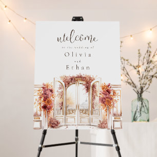 The Parisienne Wedding Welcom Foam Board