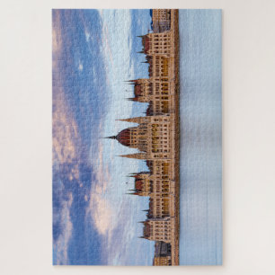 The Parliament building in Budapest on the Danube Jigsaw Puzzle