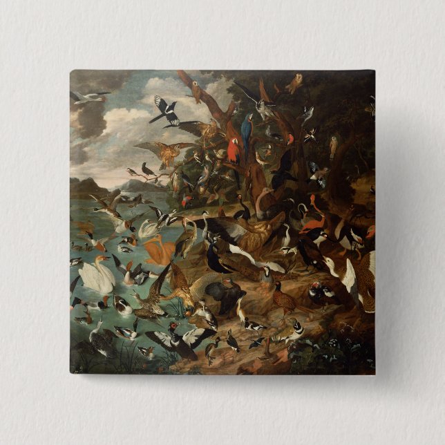 The Parliament of Birds Button (Front)