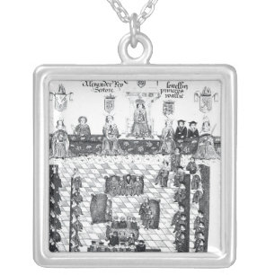 The Parliament of Edward I Silver Plated Necklace