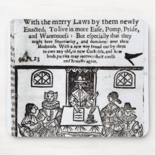 The Parliament of Women, 1656 Mouse Pad