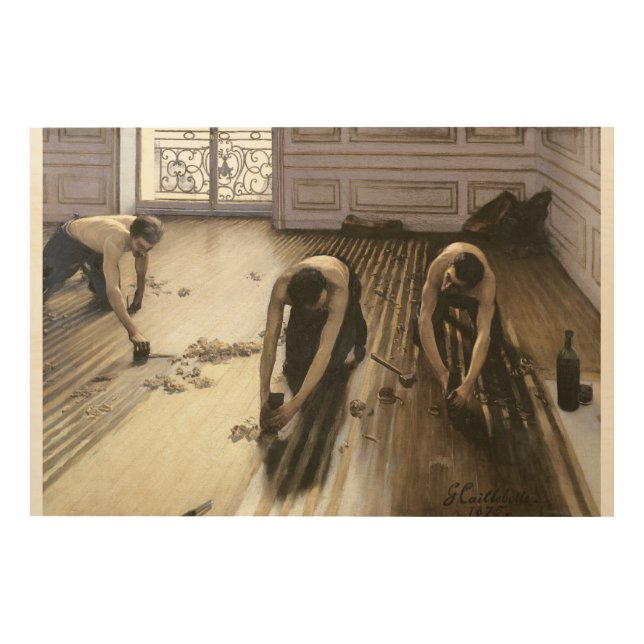 The Parquet Planers, 1875 Wood Wall Decor (Front)