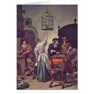 The Parrot Cage By Jan Steen Cards