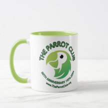 The Parrot Club 50th Anniversary Mug