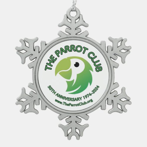 The Parrot Club 50th Anniversary Pewter Ornament
