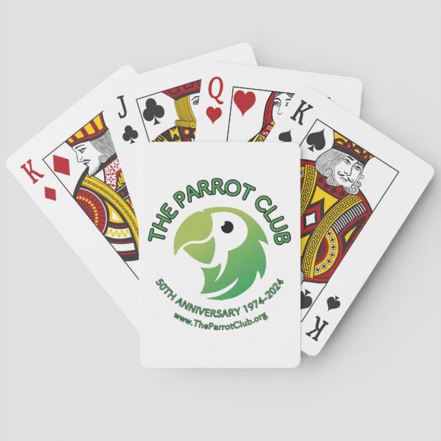 The Parrot Club 50th Anniversary Playing Cards (Back)