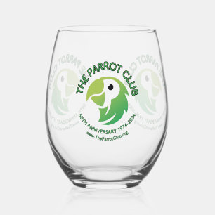 The Parrot Club 50th Anniversary  Stemless Wine Glass