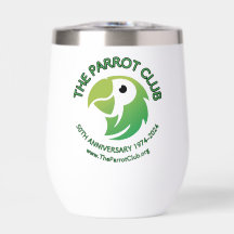 The Parrot Club 50th Anniversary Wine Tumbler