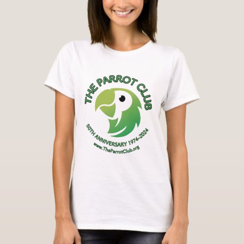 The Parrot Club 50th Anniversary Womens T_Shirt