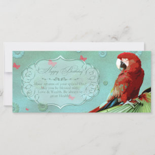 THE PARROT ~ Greeting Card/Birthday Card/Postcard