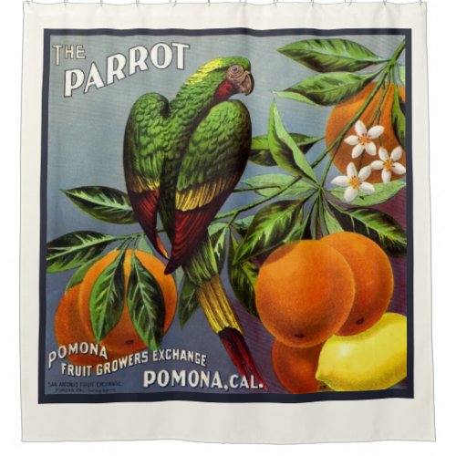 The Parrot Shower Curtain