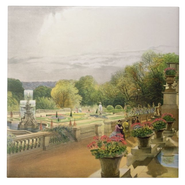 The Parterre, Harewood House near Leeds, pub. by T Tile (Front)