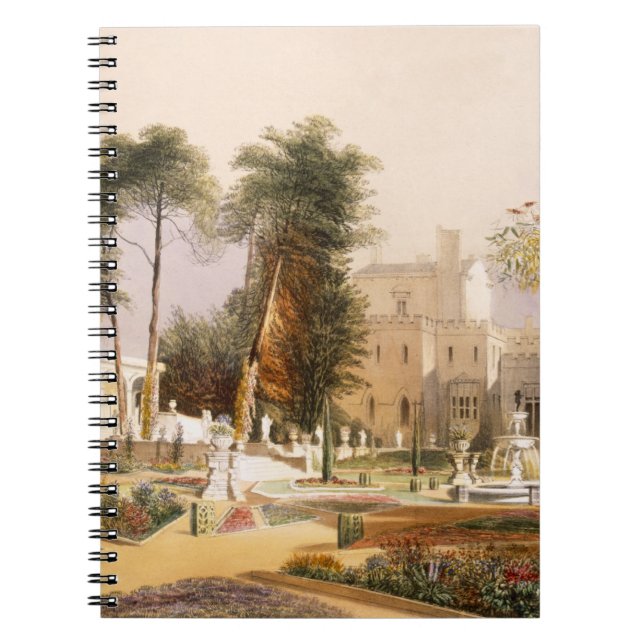 The Parterre in the Gardens at Wilton, the seat of Notebook (Front)