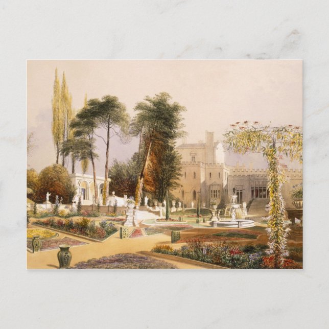 The Parterre in the Gardens at Wilton, the seat of Postcard (Front)