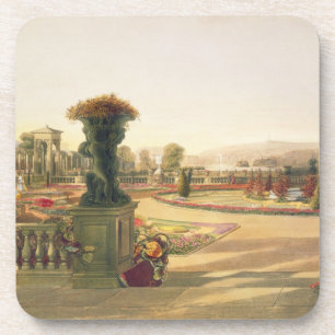 The Parterre, Trentham Hall Gardens, pub. by Thoma Drink Coaster