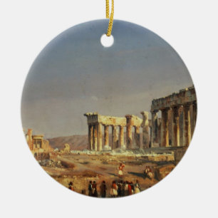 The Parthenon, 1863 Ceramic Ornament