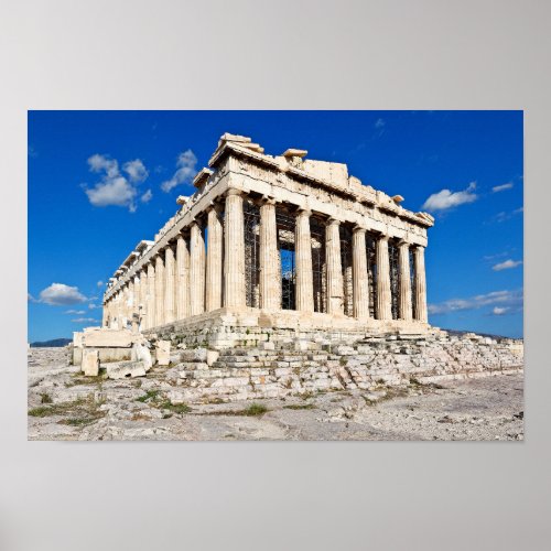 The Parthenon 447 BC on the Athenian Acropolis Poster