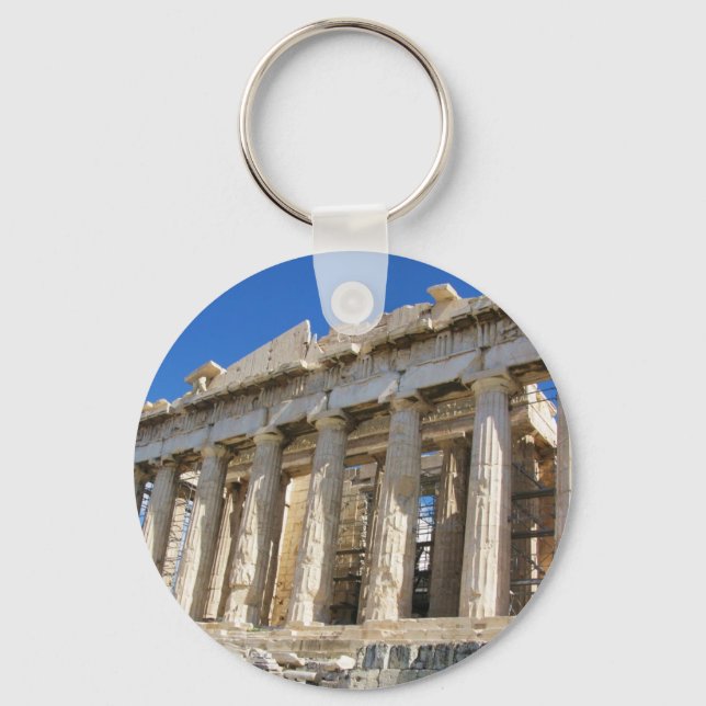 The Parthenon at Acropolis  447 BC Keychain (Front)