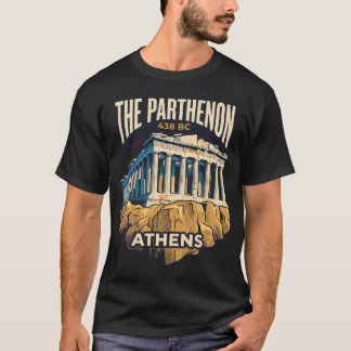 The Parthenon Athens Greece Vintage Travel Poster T-Shirt