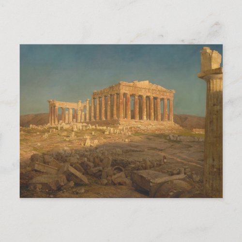 The Parthenon _ Frederic Edwin Church 1871 Postcard