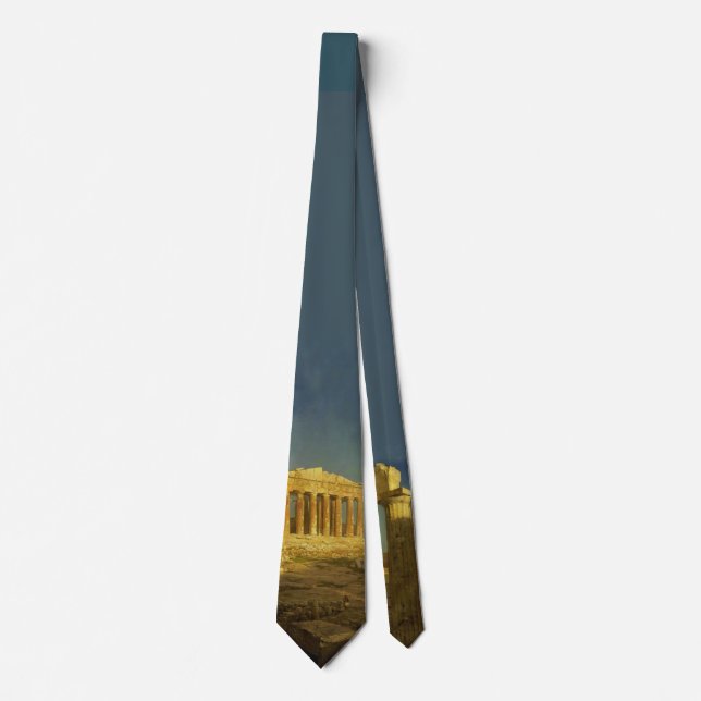The Parthenon (Frederick E. Church 1871) Neck Tie (Front)