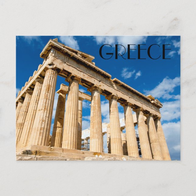 The Parthenon Greece Postcard (Front)