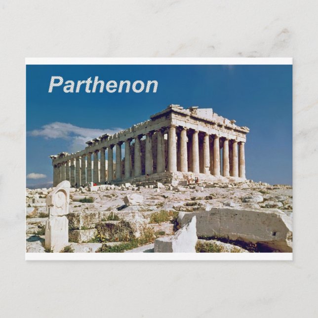 The--Parthenon--in--Athens--Angie.jpg Postcard (Front)