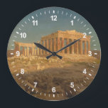The Parthenon Large Clock<br><div class="desc">The Parthenon by Frederic Edwin Church © Bridgeman Images</div>