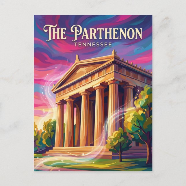 The Parthenon Tennessee Postcard (Front)