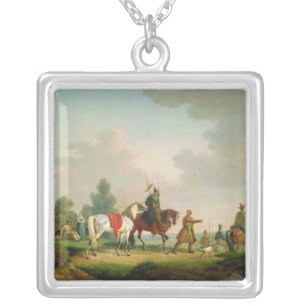 The Partisans in 1812, 1820 Silver Plated Necklace