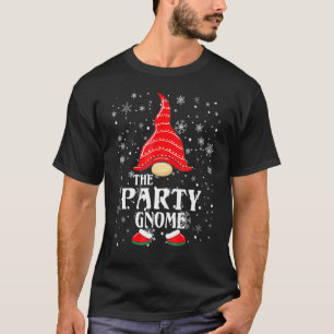 The Party Gnome Matching Family Group Christmas Pa T-Shirt