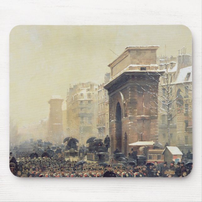 The Passing Regiment, 1875 Mouse Pad (Front)