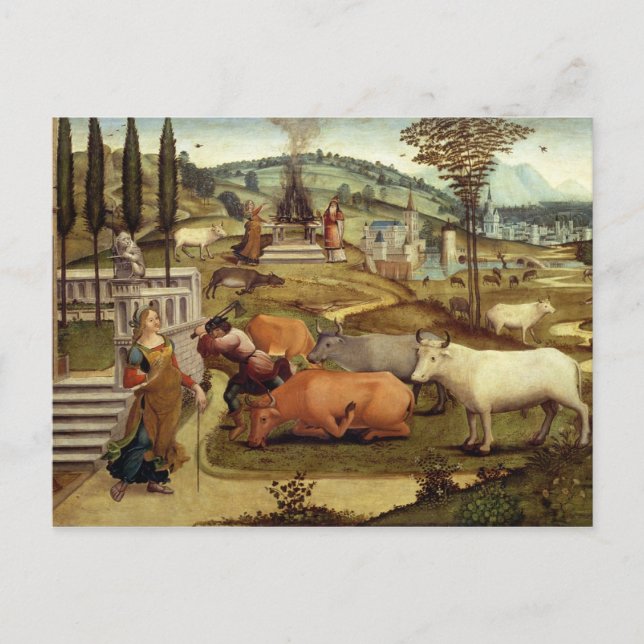 The Passions of Pasiphae, wife of King Minos of Cr Postcard (Front)