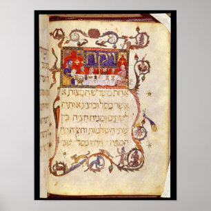 The Passover Meal, Northern Spain Poster