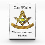 The Past Master Acrylic Award