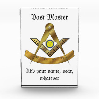 The Past Master Acrylic Award