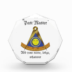 The Past Master Acrylic Award