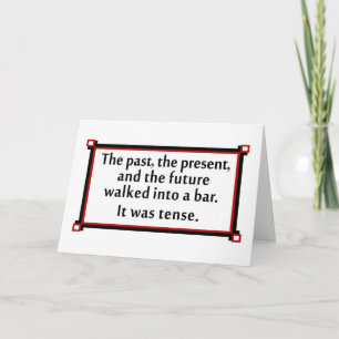 The past, the present, and the future card