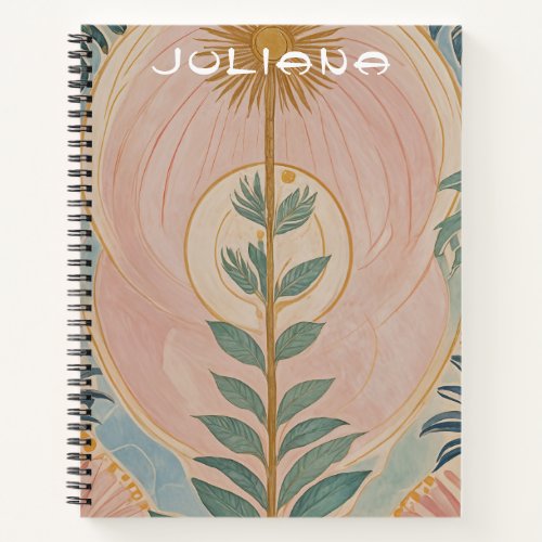 The Pastel Flora Reaching for the Sun Notebook