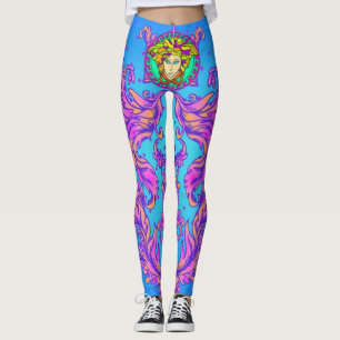 The Pastel Medusa Designer  Leggings