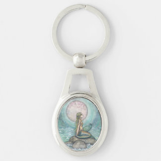 The Pastel Sea Fantasy Art by Molly Harrison Keychain