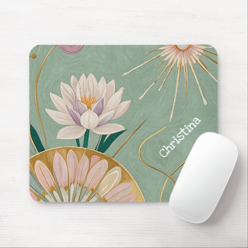 The Pastel Wheel of Nature Mouse Pad