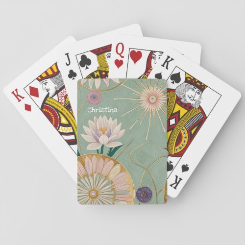 The Pastel Wheel of Nature Playing Cards