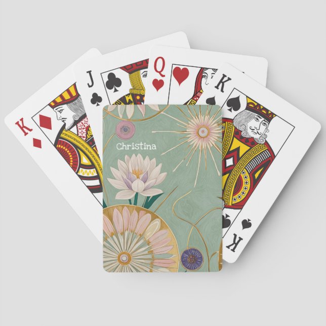 The Pastel Wheel of Nature Poker Cards (Back)