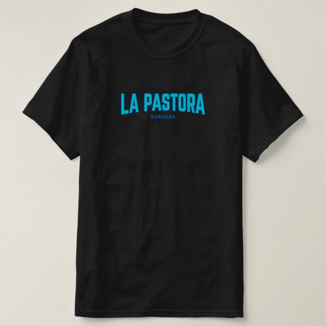 THE PASTOR - CARACAS. Blue. T-Shirt (Design Front)